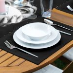 - ServisRunner-DuzRenkSet-3346-Fornasetti-Ozel-Tasarim-Dijital-Baskili-1-Adet-Runner-4-Adet-Siyah-Renkli-Amerikan-Servis-2 - Realhomes ServisRunner-DuzRenkSet-3346 Realhomes