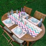 - ServisRunner-DuzRenkSet-753-Zikzak-Desen-Dijital-Baskili-1-Adet-Runner-4-Adet-Acik-Pembe-Renkli-Amerikan-Servis - Realhomes ServisRunner-DuzRenkSet-753 Realhomes