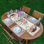 - ServisRunner-DuzRenkSet-7530-Renkli-Zeminli-Onedraw-Cizimli-Cicek-Desenli-1-Adet-Runner-4-Adet-Pudra-Renkli-Amerikan-Servis - Realhomes ServisRunner-DuzRenkSet-7530 Realhomes