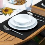 - ServisRunner-DuzRenkSet-8633-Beyaz-Zeminde-Ekoseli-Balkabaklari-Modern-1-Adet-Runner-4-Adet-Siyah-Renkli-Amerikan-Servis-2 - Realhomes ServisRunner-DuzRenkSet-8633 Realhomes