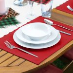 - ServisRunner-DuzRenkSet-8662-Beyaz-Zemin-Ekoseli-Kumas-Desenli-Dijital-Baskili-1-Runner-4-Adet-Bordo-Renkli-Amerikan-Servis-2 - Realhomes ServisRunner-DuzRenkSet-8662 Realhomes