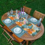 - ServisRunner-DuzRenkSet-8701-Renkli-Zeminde-Onedraw-Cizimli-Yaprak-Desenli-1-Adet-Runner-4-Adet-Turkuaz-Renkli-Amerikan-Servis - Realhomes ServisRunner-DuzRenkSet-8701 Realhomes