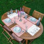 - ServisRunner-DuzRenkSet-9286-Hello-Beautiful-Pembe-Mermer-Dijital-Baskili-1-Adet-Runner-4-Adet-Pembe-Renkli-Amerikan-Servis - Realhomes ServisRunner-DuzRenkSet-9286 Realhomes