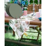 - SuplaRunner-DuzRenkSet-10000-Realhomes-Tropik-Yaprak-Tasarimli-Ucgen-Puskullu-Runner-1-Adet-6-Adet-Yesil-Renkli-Supla - Realhomes  Realhomes Tropik Yaprak Tasarımlı Üçgen Püsküllü Runner 1 Adet & 6 Adet Yeşil Renkli Supla Realhomes