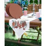 - SuplaRunner-DuzRenkSet-10062-Realhomes-Sonbahar-Temali-Ucgen-Puskullu-Runner-1-Adet-6-Adet-Kahverengi-Renkli-Supla - Realhomes  Realhomes Sonbahar Temalı Üçgen Püsküllü Runner 1 Adet & 6 Adet Kahverengi Renkli Supla Realhomes