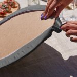 Realhomes Gri Kar Taneli Zemin Hediye Paketleri Üçgen Püsküllü Runner 1 Adet & 6 Adet Gri Renkli Supla Realhomes