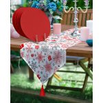 - SuplaRunner-DuzRenkSet-3030-Realhomes-Yilbasi-Temali-Kar-Taneleri-Ucgen-Puskullu-Runner-1-Adet-6-Adet-Kirmizi-Renkli-Supla - Realhomes Realhomes Yılbaşı Temalı Kar Taneleri Üçgen Püsküllü Runner 1 Adet & 6 Adet Kırmızı Renkli Supla Realhomes