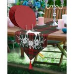 - SuplaRunner-DuzRenkSet-3037-Realhomes-Ekose-Zeminli-Geyik-Motifli-Ucgen-Puskullu-Runner-1-Adet-6-Adet-Kirmizi-Renkli-Supla - Realhomes  Realhomes Ekose Zeminli Geyik Motifli Üçgen Püsküllü Runner 1 Adet & 6 Adet Kırmızı Renkli Supla Realhomes