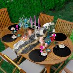 - SuplaRunner-DuzRenkSet-3132-Realhomes-Gold-Detayli-Mavi-Mermer-Desenli-Ucgen-Puskullu-Runner-1-Adet-6-Adet-Siyah-Renkli-Supla-1 - Realhomes  Realhomes Gold Detaylı Mavi Mermer Desenli Üçgen Püsküllü Runner 1 Adet & 6 Adet Siyah Renkli Supla Realhomes