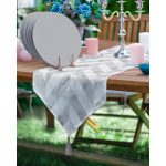 - SuplaRunner-DuzRenkSet-3152-Realhomes-Gri-Zigzag-Mermer-Desenli-Ucgen-Puskullu-Runner-1-Adet-6-Adet-Gri-Renkli-Supla - Realhomes  Realhomes Gri Zigzag Mermer Desenli Üçgen Püsküllü Runner 1 Adet & 6 Adet Gri Renkli Supla Realhomes