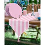 - SuplaRunner-DuzRenkSet-3409-Realhomes-Pembe-Duz-Cizgili-Ucgen-Puskullu-Runner-1-Adet-6-Adet-Pembe-Renkli-Supla - Realhomes  Realhomes Pembe Düz Çizgili Üçgen Püsküllü Runner 1 Adet & 6 Adet Pembe Renkli Supla Realhomes