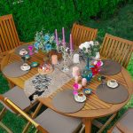 Realhomes Siyahi Kadın Motifli Üçgen Püsküllü Runner 1 Adet & 6 Adet Kahverengi Renkli Supla Realhomes