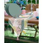 - SuplaRunner-DuzRenkSet-7244-Realhomes-Onedraw-Tropik-Temali-Ucgen-Puskullu-Runner-1-Adet-6-Adet-Cam-Yesili-Renkli-Supla - Realhomes  Realhomes Onedraw Tropik Temalı Üçgen Püsküllü Runner 1 Adet & 6 Adet Çam Yeşili Renkli Supla Realhomes