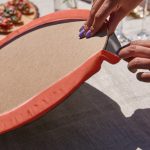 - SuplaRunner-DuzRenkSet-7255-Gorsel3 - Realhomes  Realhomes Koyu Zeminli Renkli Papatya Motifli Üçgen Püsküllü Runner 1 Adet & 6 Adet Pudra Renkli Renkli Supla Realhomes