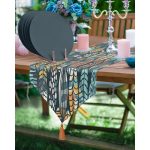 - SuplaRunner-DuzRenkSet-7299-Realhomes-Renkli-Yaprak-Desenli-Ucgen-Puskullu-Runner-1-Adet-6-Adet-Koyu-Lacivert-Renkli-Supla - Realhomes  Realhomes Renkli Yaprak Desenli Üçgen Püsküllü Runner 1 Adet & 6 Adet Koyu Lacivert Renkli Supla Realhomes