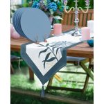 - SuplaRunner-DuzRenkSet-7463-Realhomes-Gold-Detayli-Yaprak-Tasarimli-Ucgen-Puskullu-Runner-1-Adet-6-Adet-Mavi-Renkli-Supla - Realhomes  Realhomes Gold Detaylı Yaprak Tasarımlı Üçgen Püsküllü Runner 1 Adet & 6 Adet Mavi Renkli Supla Realhomes