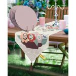 - SuplaRunner-DuzRenkSet-7530-Realhomes-Onedraw-Cicek-Tasarimli-Ucgen-Puskullu-Runner-1-Adet-6-Adet-Pembe-Renkli-Supla - Realhomes  Realhomes Onedraw Çiçek Tasarımlı Üçgen Püsküllü Runner 1 Adet & 6 Adet Pembe Rengarenk Supla Realhomes