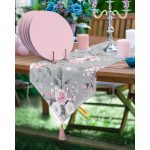 - SuplaRunner-DuzRenkSet-8010-Realhomes-Gri-Zeminde-Gul-Tasarimli-Ucgen-Puskullu-Runner-1-Adet-6-Adet-Pembe-Renkli-Supla - Realhomes  Realhomes Gri Zeminde Gül Tasarımlı Üçgen Püsküllü Runner 1 Adet & 6 Adet Pembe Renkli Supla Realhomes