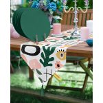 - SuplaRunner-DuzRenkSet-8160-Realhomes-Onedraw-Tasarimli-Ucgen-Puskullu-Runner-1-Adet-6-Adet-Koyu-Yesil-Renkli-Supla - Realhomes  Realhomes Onedraw Tasarımlı Üçgen Püsküllü Runner 1 Adet & 6 Adet Koyu Yeşil Renkli Supla Realhomes