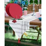 - SuplaRunner-DuzRenkSet-8612-Realhomes-Ekose-Can-Tasarimli-Ucgen-Puskullu-Runner-1-Adet-6-Adet-Bordo-Renkli-Supla - Realhomes  Realhomes Ekose Çan Tasarımlı Üçgen Püsküllü Runner 1 Adet & 6 Adet Bordo Renkli Supla Realhomes