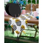 - SuplaRunner-DuzRenkSet-8640-Realhomes-Ekose-Tasarimli-Kabak-Temali-Ucgen-Puskullu-Runner-1-Adet-6-Adet-Siyah-Renkli-Supla - Realhomes  Realhomes Ekose Tasarımlı Kabak Temalı Üçgen Püsküllü Runner 1 Adet & 6 Adet Siyah Renkli Supla Realhomes