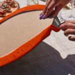 - SuplaRunner-DuzRenkSet-8649-Gorsel3 - Realhomes  Realhomes Renkli Kabak Motifli Üçgen Püsküllü Runner 1 Adet & 6 Adet Turuncu Renkli Supla Realhomes