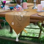 - SuplaRunnerSet105-61li-Kahverengi-Zeminli-Etnik-Figurlu-Supla-Runner-Seti-2 - Realhomes  6+1'li Kahverengi Zeminli Etnik Figürlü Supla Runner Seti Realhomes