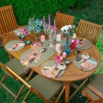 6+1'li Yosun Yeşili Zeminli Etnik Figürlü Supla Runner Seti Realhomes