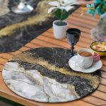 - SuplaRunnerSet117-61li-Gri-Siyah-Mermer-Motifli-Supla-Runner-Seti-3 - Realhomes  6+1'li Gri & Siyah Mermer Motifli Supla Runner Seti Realhomes