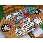 6+1'li Sweet Holiday Temalı Gold Detaylı Supla Runner Seti Realhomes