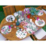 6+1'li Kaktüs Tasarımlı Supla Runner Seti Realhomes