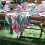 6+1'li Kaktüs Tasarımlı Supla Runner Seti Realhomes