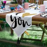 6+1'li I Love You Temalı Özel Tasarım Supla Runner Seti Realhomes