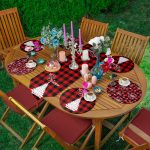 - SuplaRunnerSet127-61li-Ekose-Temali-Mery-Christmas-Tasarimli-Supla-Runner-Seti - Realhomes  6+1'li Ekose Temalı Mery Christmas Tasarımlı Supla Runner Seti Realhomes