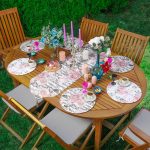 6+1'li Pembe Gül Temalı Supla Runner Seti Realhomes