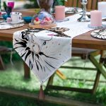 6+1'li Karakalem Rujlu Kadın Tasarımlı Supla Runner Seti Realhomes