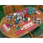 - SuplaRunnerSet132-61li-Ekose-Mery-Christmas-Tasarimli-Supla-Runner-Seti-1 - Realhomes  6+1'li Ekose Mery Christmas Tasarımlı Supla Runner Seti Realhomes