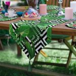 - SuplaRunnerSet139-61li-Geometrik-Cizgiler-Uzerinde-3D-Yaprak-Tasarimli-Supla-Runner-Seti-2 - Realhomes  6+1'li Geometrik Çizgiler Üzerinde 3D Yaprak Tasarımlı Supla Runner Seti Realhomes