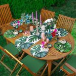 - SuplaRunnerSet142-61li-3D-Yaprak-Ozel-Tasarimli-Supla-Runner-Seti - Realhomes  6+1'li 3D Yaprak Özel Tasarımlı Supla Runner Seti Realhomes