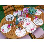 6+1'li A True Love Story Never Ends & Home Sweet Home Tasarımlı Supla Runner Seti Realhomes