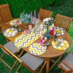 - SuplaRunnerSet145-61li-Sari-Gri-Zigzag-Flamingo-Tasarimli-Supla-Runner-Seti - Realhomes  6+1'li Sarı & Gri Zigzag Flamingo Tasarımlı Supla Runner Seti Realhomes