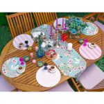 - SuplaRunnerSet152-61li-Pembe-Mint-Yesili-Home-Sweet-Home-Temali-Supla-Runner-Seti-1 - Realhomes 6+1'li Pembe & Mint Yeşili Home Sweet Home Temalı Supla Runner Seti Realhomes