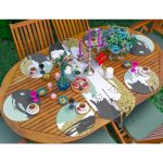 6+1'li Gold Detaylı Özel Tasarım Supla Runner Seti Realhomes