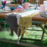 6+1'li Gold Detaylı Özel Tasarım Supla Runner Seti Realhomes