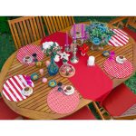 - SuplaRunnerSet175-61li-Kirmizi-Geometrik-Cizimli-Supla-Runner-Seti-1 - Realhomes 6+1'li Kırmızı Geometrik Çizimli Supla Runner Seti Realhomes