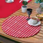 - SuplaRunnerSet175-61li-Kirmizi-Geometrik-Cizimli-Supla-Runner-Seti-3 - Realhomes 6+1'li Kırmızı Geometrik Çizimli Supla Runner Seti Realhomes