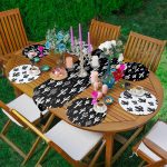 - SuplaRunnerSet18-61li-Siyah-Beyaz-Kaktus-Tasarimli-Supla-Runner-Seti - Realhomes 6+1'li Siyah Beyaz Kaktüs Tasarımlı Supla Runner Seti Realhomes