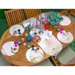 6+1'li Etnik Tasarımlı Fatıma'nın Eli Motifli Supla Runner Seti Realhomes