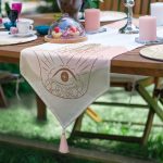 6+1'li Etnik Tasarımlı Fatıma'nın Eli Motifli Supla Runner Seti Realhomes