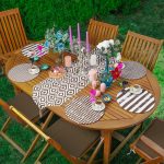 - SuplaRunnerSet185-61li-Kahve-Geometrik-Cizimli-Ozel-Tasarim-Supla-Runner-Seti - Realhomes 6+1'li Kahve Geometrik Çizimli Özel Tasarım Supla Runner Seti Realhomes